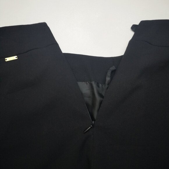 Tahari Arthur S. Levine Ladies Size 10 Navy Lined Side Zip Skirt - Picture 5 of 8